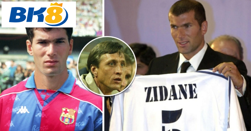 Zidane đã đạt thỏa thuận miệng gia nhập Barca với Johan Cruyff.